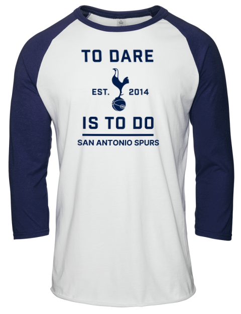To Dare San Antonio Spurs Unisex Premium Three-Quarter Raglan T-Shirt | Swagsta