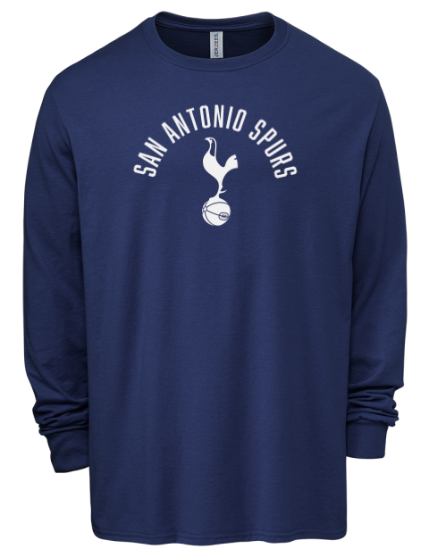 Arched San Antonio Spurs Men's Premium Blend Long Sleeve-T-Shirt | Swagsta