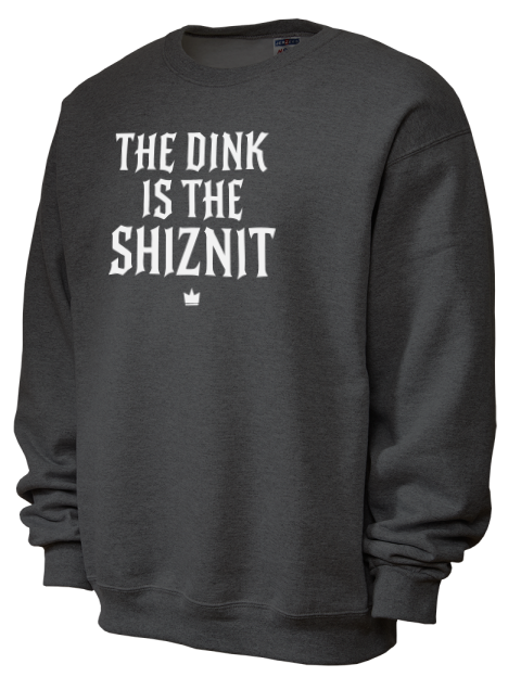 The Dink Is The Shiznit Pickleball Unisex Crewneck Sweatshirt | Swagsta