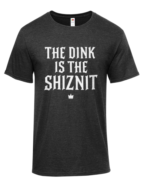 The Dink Is The Shiznit Pickleball Iconic Men's T-Shirt | Swagsta