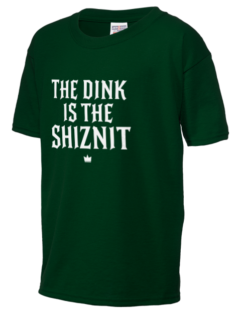 The Dink Is The Shiznit Pickleball Youth T-Shirt | Swagsta