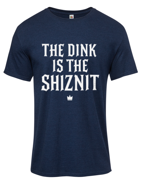 The Dink Is The Shiznit Pickleball Iconic Men's T-Shirt | Swagsta