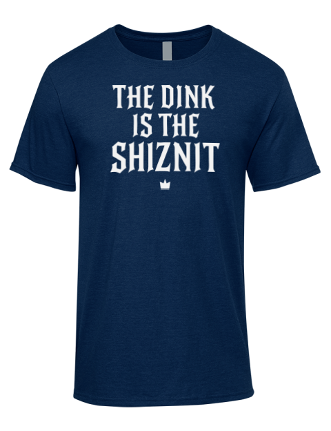 The Dink Is The Shiznit Pickleball Premium Ring-Spun Cotton Unisex T-Shirt | Swagsta