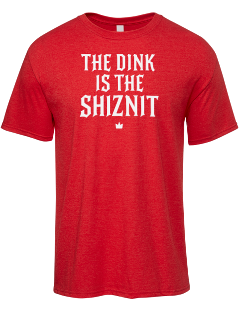 The Dink Is The Shiznit Pickleball Premium Ring-Spun Cotton Unisex T-Shirt | Swagsta