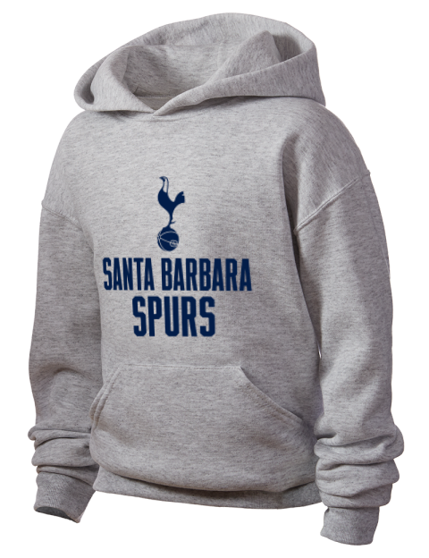 Stacked Santa Barbara Spurs Youth Hooded Sweatshirt | Swagsta