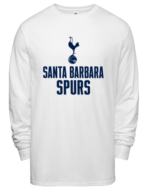 Stacked Santa Barbara Spurs Men's Long-Sleeve T-Shirt | Swagsta