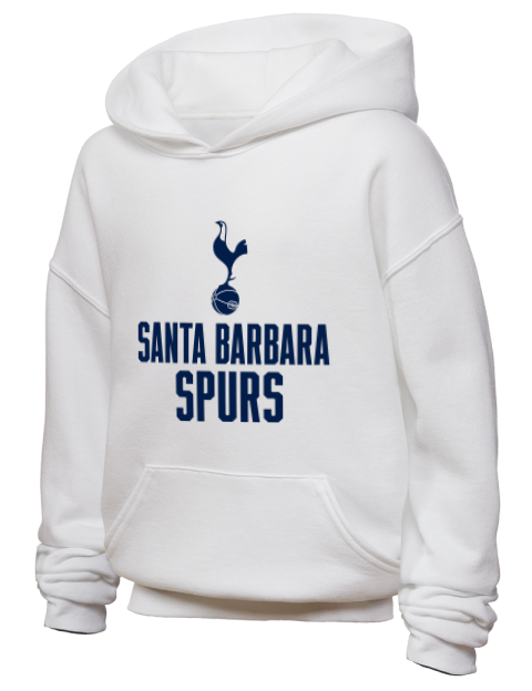 Stacked Santa Barbara Spurs Youth Hooded Sweatshirt | Swagsta