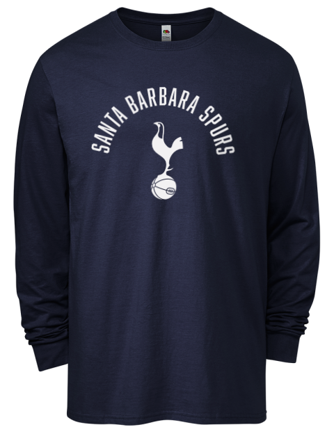 Arched Santa Barbara Spurs Men's Long-Sleeve T-Shirt | Swagsta