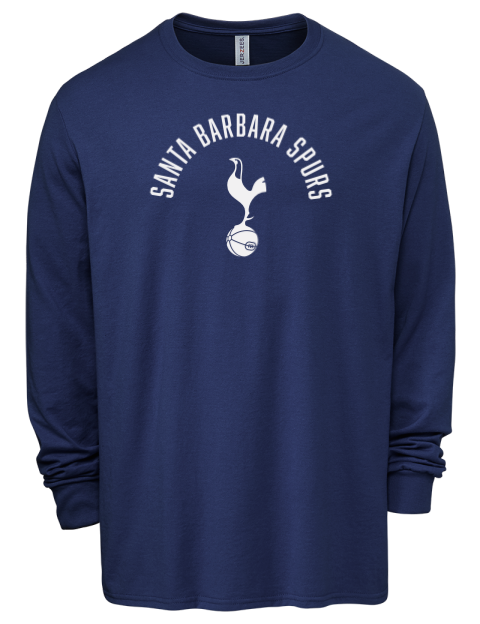 Arched Santa Barbara Spurs Men's Premium Blend Long Sleeve-T-Shirt | Swagsta