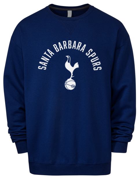 Arched Santa Barbara Spurs Premium Unisex Crewneck Sweatshirt | Swagsta