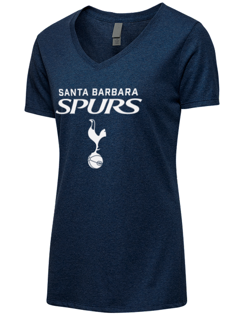 Special Edition Santa Barbara Spurs Premium Ladies V-Neck T-Shirt | Swagsta