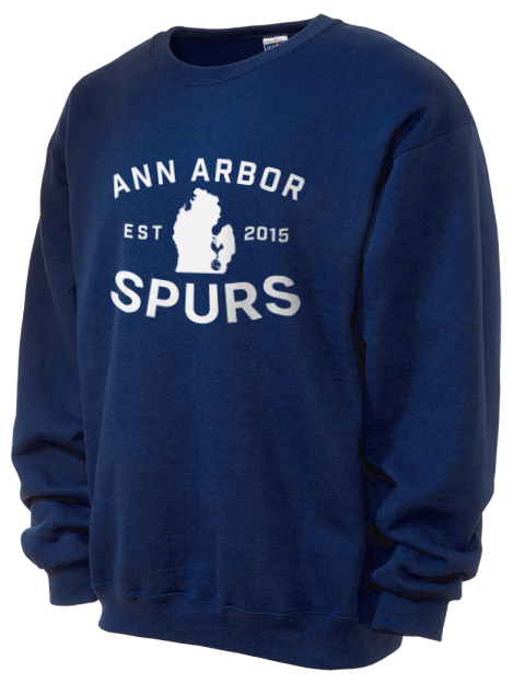 Logo Ann Arbor Spurs Custom Unisex Crewneck Sweatshirt | Swagsta