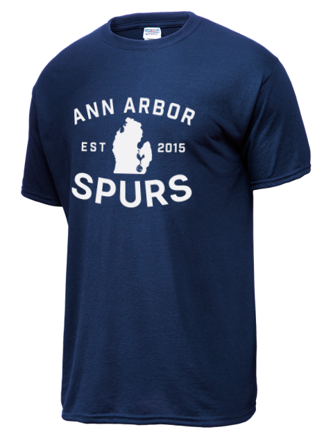 Logo Ann Arbor Spurs Custom Dri-Power Unisex T-Shirt | Swagsta