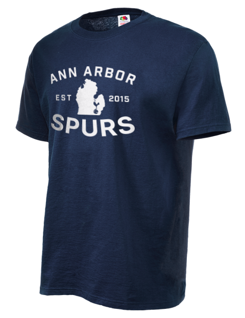 Logo Ann Arbor Spurs Custom Unisex T-Shirt | Swagsta