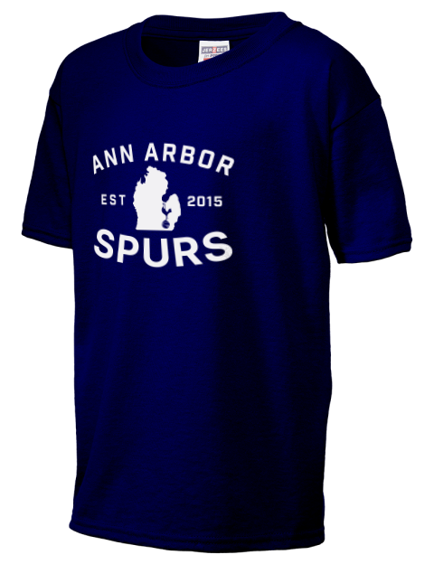 Logo Ann Arbor Spurs Custom Youth T-Shirt | Swagsta