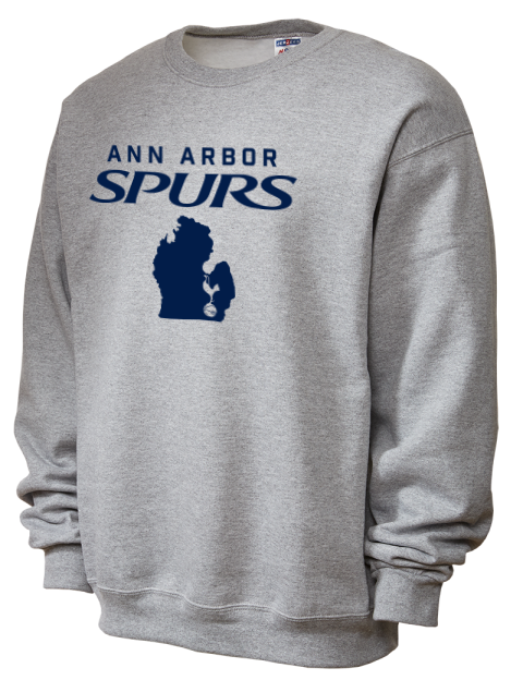 Support Ann Arbor Spurs Custom Unisex Crewneck Sweatshirt | Swagsta