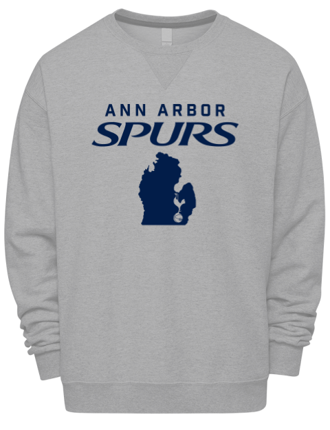 Support Ann Arbor Spurs Custom Premium Unisex Crewneck Sweatshirt | Swagsta