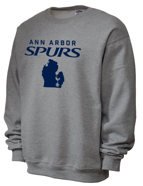 Support Ann Arbor Spurs Custom Unisex Crewneck Sweatshirt | Swagsta