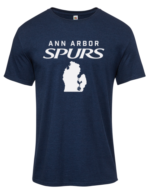 Local Ann Arbor Spurs Custom Iconic Men's T-Shirt | Swagsta