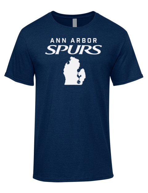 Local Ann Arbor Spurs Custom Premium Ring-Spun Cotton Unisex T-Shirt | Swagsta