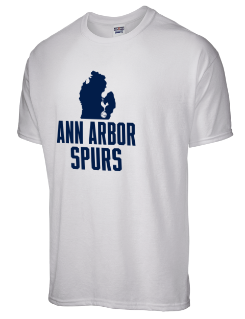 Stacked Club Logo Ann Arbor Spurs Custom Dri-Power Unisex T-Shirt | Swagsta