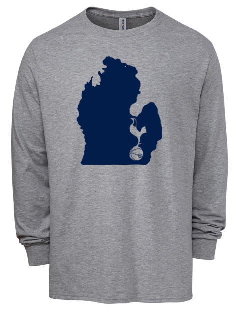 Local Club Ann Arbor Spurs Custom Men's Premium Blend Long Sleeve-T-Shirt | Swagsta