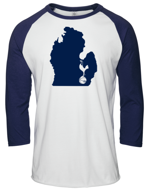 Local Club Ann Arbor Spurs Custom Unisex Premium Three-Quarter Raglan T-Shirt | Swagsta