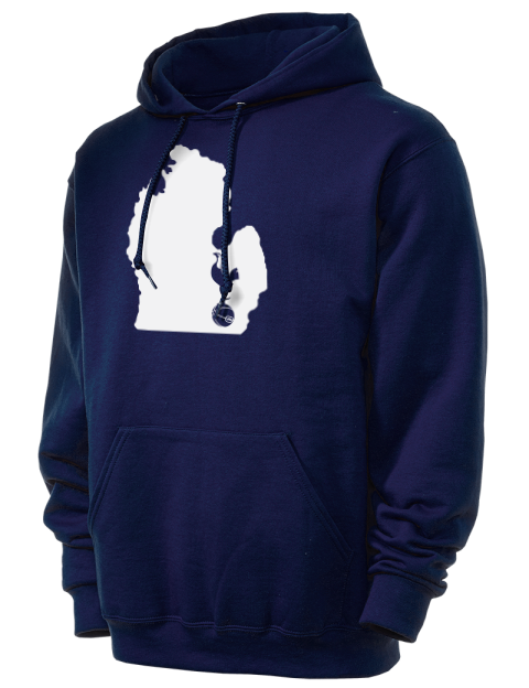 State Outline Ann Arbor Spurs Custom Unisex Hooded Sweatshirt | Swagsta