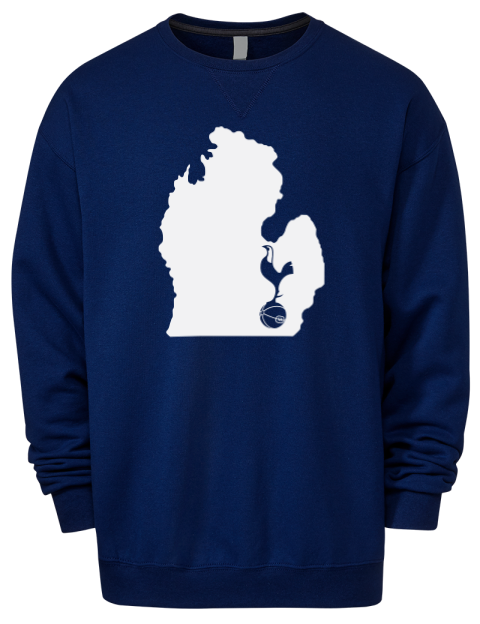 State Outline Ann Arbor Spurs Custom Premium Unisex Crewneck Sweatshirt | Swagsta