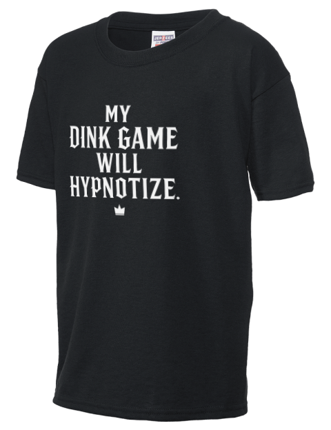 Dink Game Will Hypotize Pickleball Youth T-Shirt | Swagsta