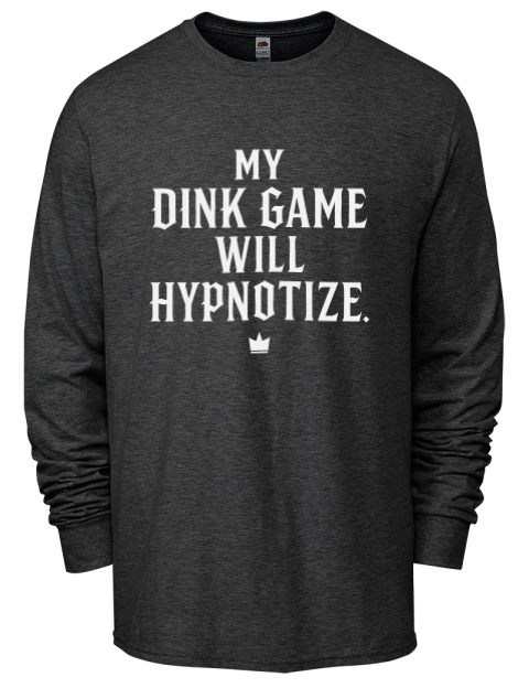 Dink Game Will Hypotize Pickleball Men's Long-Sleeve T-Shirt | Swagsta