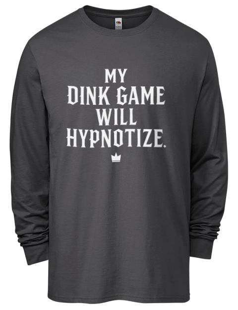 Dink Game Will Hypotize Pickleball Men's Long-Sleeve T-Shirt | Swagsta