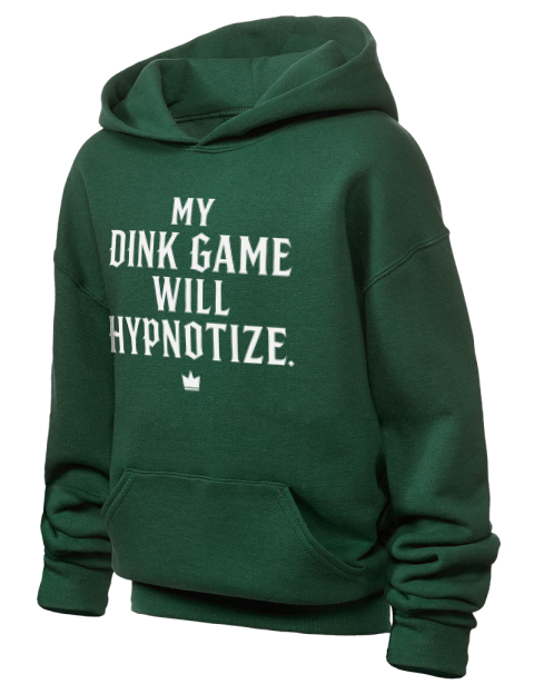 Dink Game Will Hypotize Pickleball Youth Hooded Sweatshirt | Swagsta