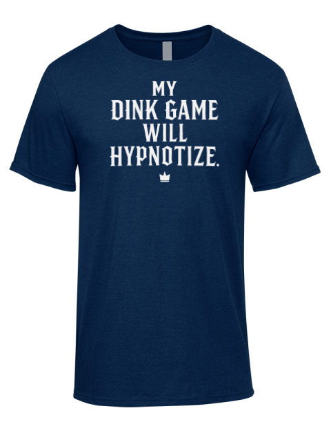 Dink Game Will Hypotize Pickleball Premium Ring-Spun Cotton Unisex T-Shirt | Swagsta