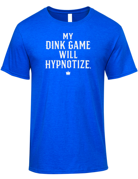 Dink Game Will Hypotize Pickleball Premium Ring-Spun Cotton Unisex T-Shirt | Swagsta