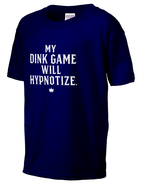 Dink Game Will Hypotize Pickleball Youth T-Shirt | Swagsta