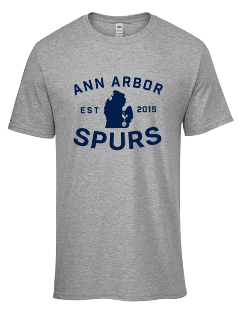 Club Logo Ann Arbor Spurs Custom Men's Premium T-Shirt | Swagsta