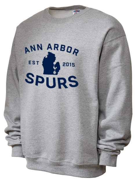 Club Logo Ann Arbor Spurs Custom Unisex Crewneck Sweatshirt | Swagsta