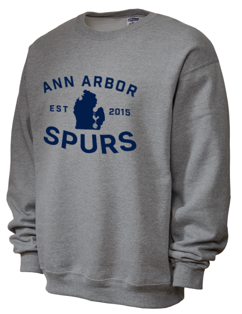 Club Logo Ann Arbor Spurs Custom Unisex Crewneck Sweatshirt | Swagsta