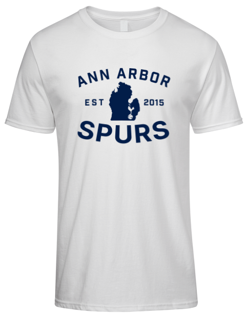 Club Logo Ann Arbor Spurs Custom Premium Ring-Spun Cotton Unisex T-Shirt | Swagsta