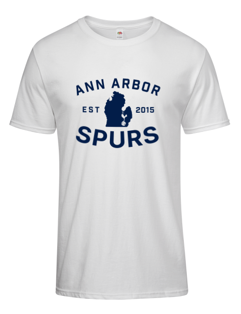 Club Logo Ann Arbor Spurs Custom Men's Premium T-Shirt | Swagsta