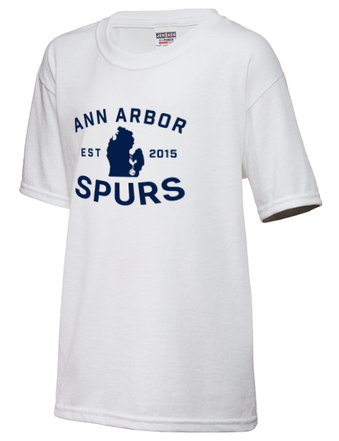 Club Logo Ann Arbor Spurs Custom Youth T-Shirt | Swagsta