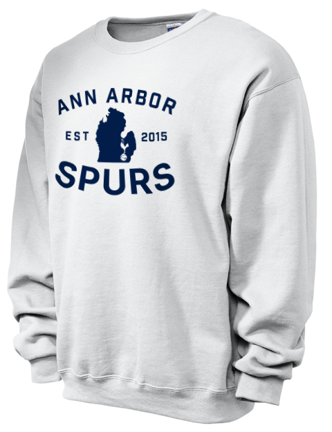 Club Logo Ann Arbor Spurs Custom Unisex Crewneck Sweatshirt | Swagsta