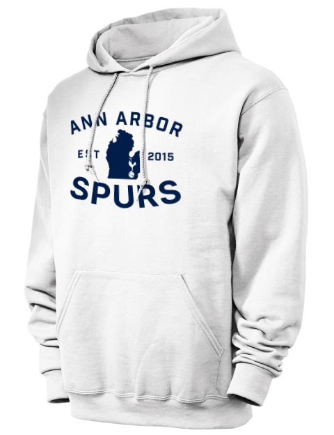 Club Logo Ann Arbor Spurs Custom Unisex Hooded Sweatshirt | Swagsta