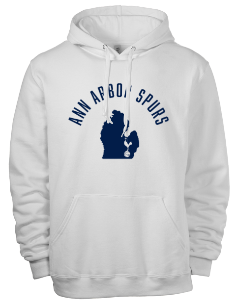 Arched Club Logo Ann Arbor Spurs Custom Eco Premium Unisex Hooded Sweatshirt | Swagsta
