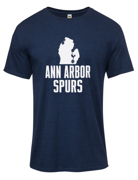 Club Logo Ann Arbor Spurs Custom Iconic Men's T-Shirt | Swagsta