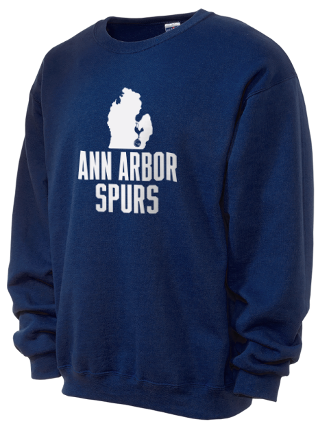 Club Logo Ann Arbor Spurs Custom Unisex Crewneck Sweatshirt | Swagsta
