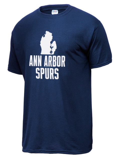 Club Logo Ann Arbor Spurs Custom Dri-Power Unisex T-Shirt | Swagsta