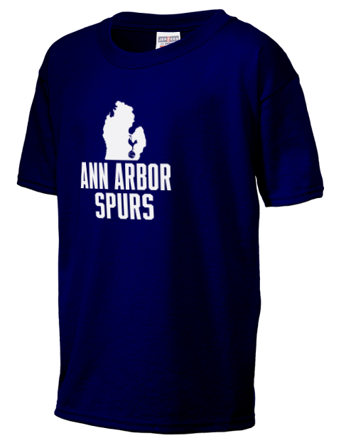 Club Logo Ann Arbor Spurs Custom Youth T-Shirt | Swagsta