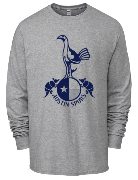 Local Club Light Austin Spurs Custom Men's Long-Sleeve T-Shirt | Swagsta